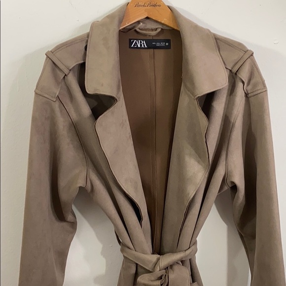 Zara Faux Suede Jacket - Picture 6 of 14